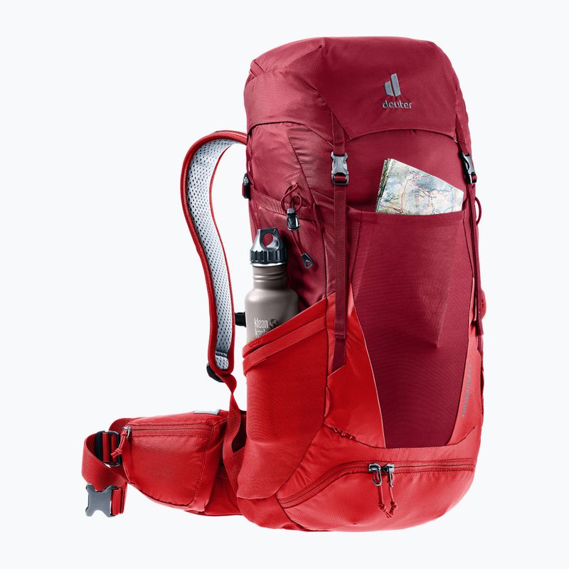 Rucsac turistic deuter Futura Pro 36 l masala/cireașă 11