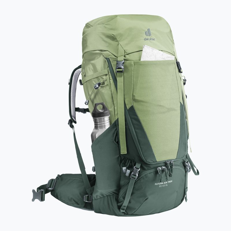 Rucsac de trekking pentru femei deuter Futura Air Trek 55 + 10 l SL grove/ivy 5
