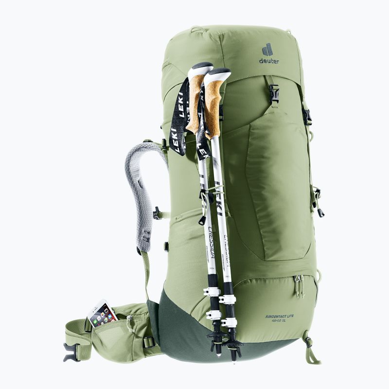 Rucsac de trekking pentru femei deuter Aircontact Lite 45 + 10 SL grove/ivy 8