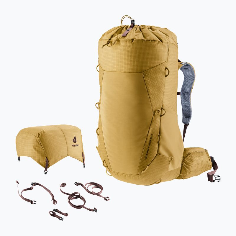 Rucsac de trekking deuter Aircontact Ultra 50 + 5 l savanna-raisin 8