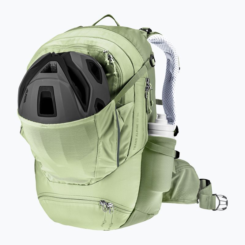 Rucsac de ciclism pentru femei deuter Trans Alpine 22 l SL mineral/grove 8