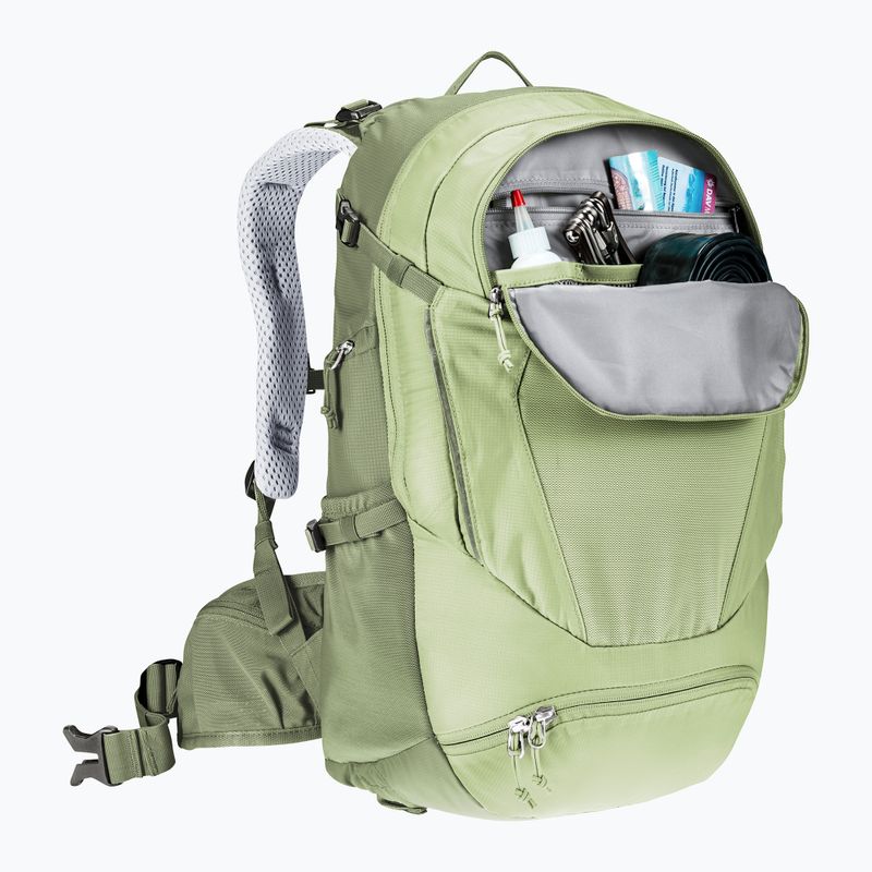 Rucsac de ciclism pentru femei deuter Trans Alpine 22 l SL mineral/grove 9