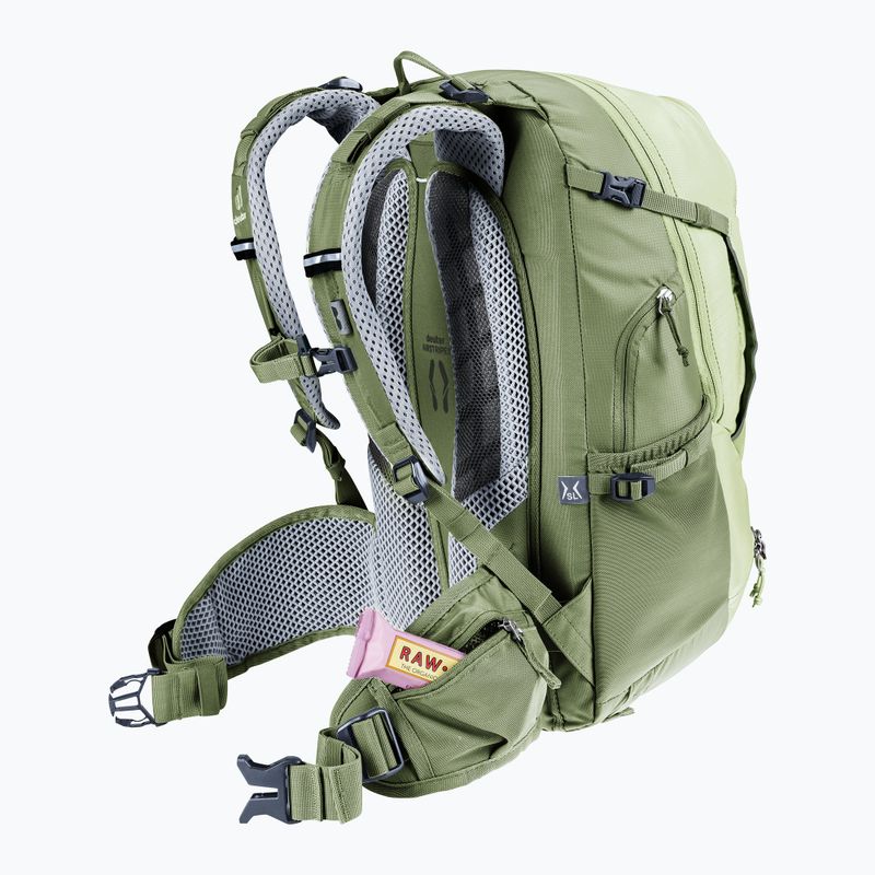 Rucsac de ciclism pentru femei deuter Trans Alpine 22 l SL mineral/grove 14