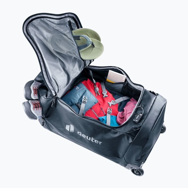 Valiză de călătorie deuter Duffel 90 l black 9