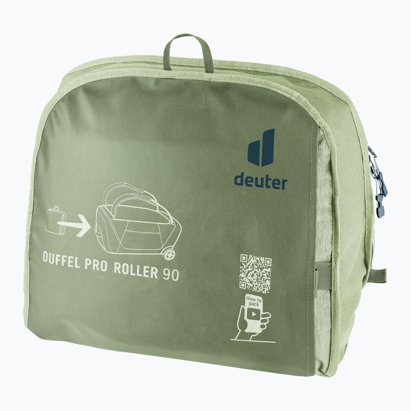 Valiză de călătorie deuter Duffel 90 l mineral/grove 10