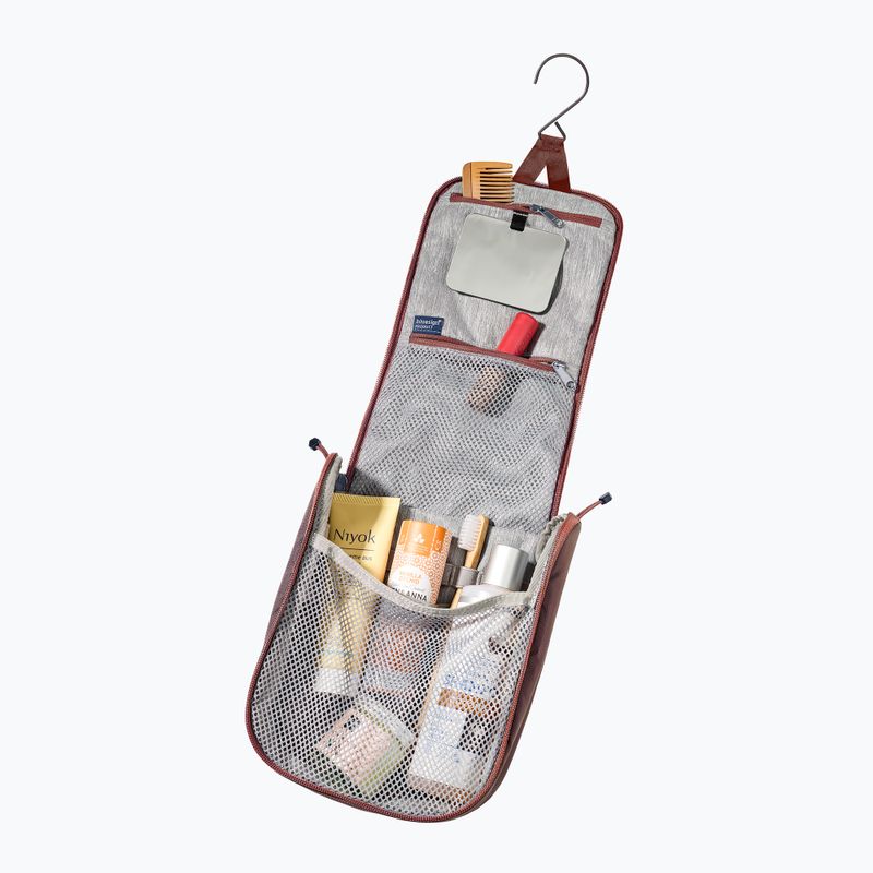 Trusă de cosmetice deuter Wash Center I caspia/raisin 2