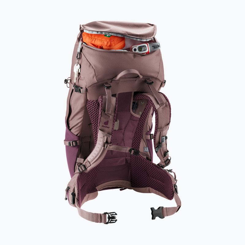Rucsac de trekking deuter Futura Pro 38 l SL cassis/ashrose 11