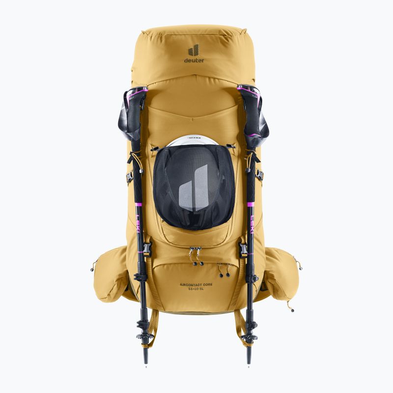 Rucsac de trekking pentru femei deuter Aircontact Core 55 + 10 l SL savanna/nori 6