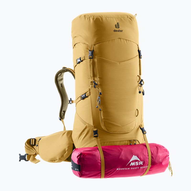 Rucsac de trekking deuter Aircontact Core 55 + 10 l SL savanna/nori 7