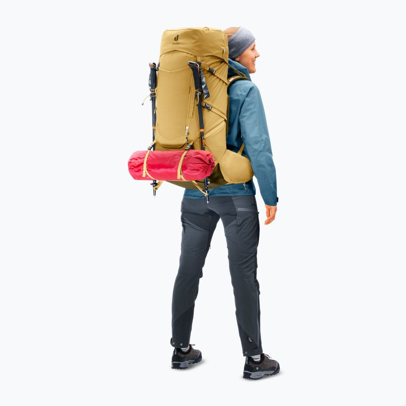 Rucsac de trekking pentru femei deuter Aircontact Core 55 + 10 l SL savanna/nori 13