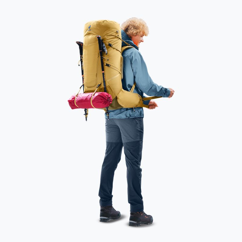 Rucsac de trekking deuter Aircontact Core 60 + 10 l savanna/nori 14