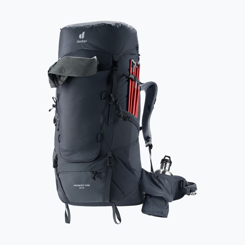 Rucsac de trekking deuter Aircontact Core 70 + 10 l black 9