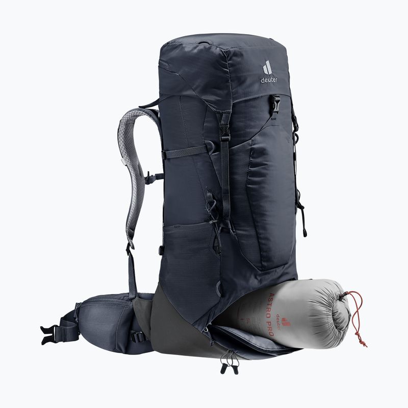 Rucsac de trekking deuter Aircontact Lite 40 + 10 l black/graphite 11