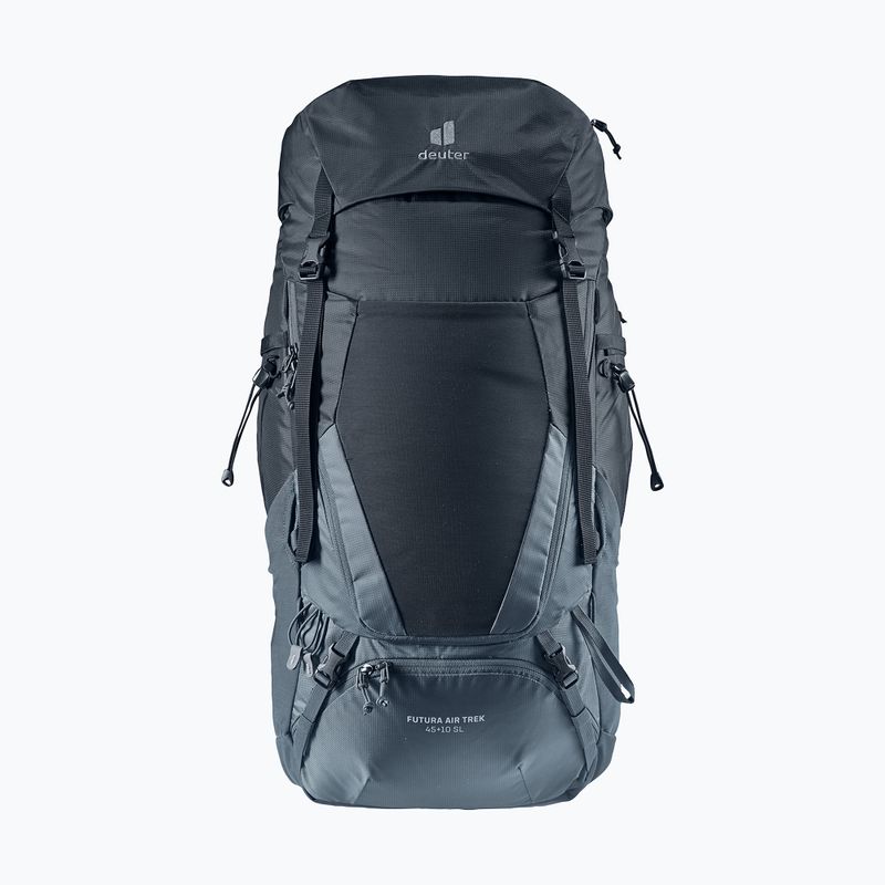 Rucsac de trekking deuter Aircontact Lite 50 + 10 l black/graphite