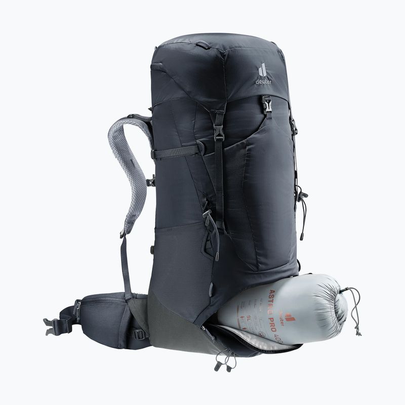 Rucsac de trekking deuter Aircontact Lite 50 + 10 l black/graphite 7