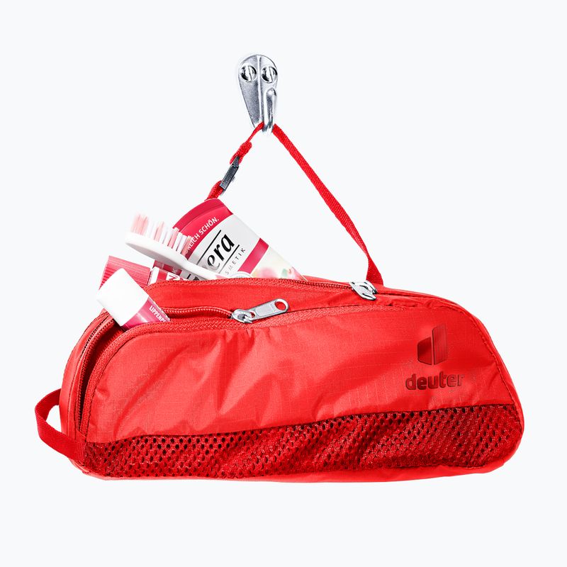 Geantă cosmetică de voiaj Deuter Wash Bag Tour II poppy/crimson 2