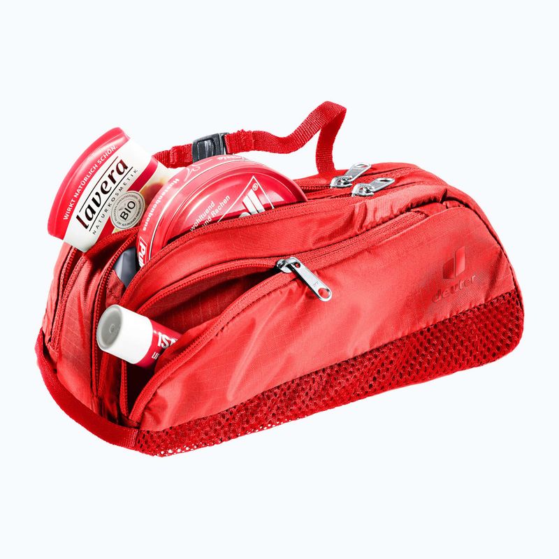 Geantă cosmetică de voiaj Deuter Wash Bag Tour II poppy/crimson 3