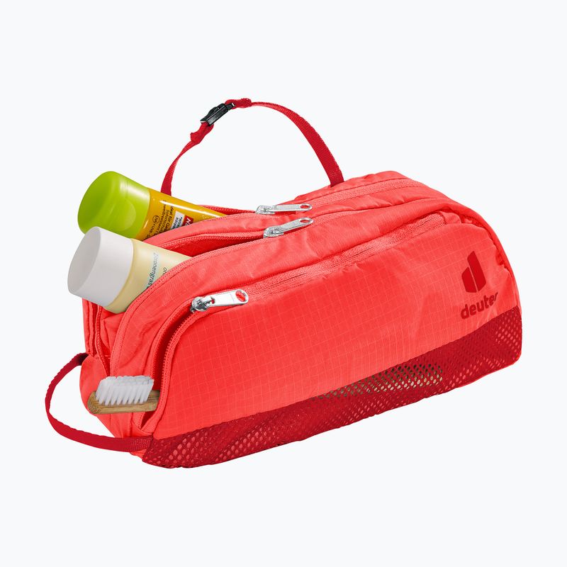 Geantă cosmetică de voiaj Deuter Wash Bag Tour III poppy/crimson 2