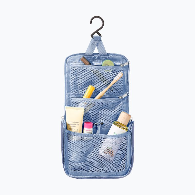 Geantă cosmetică de voiaj Deuter Wash Center Lite I polar/bluejay 2