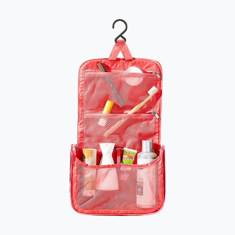 Geantă cosmetică de voiaj Deuter Wash Center Lite II poppy/crimson 2