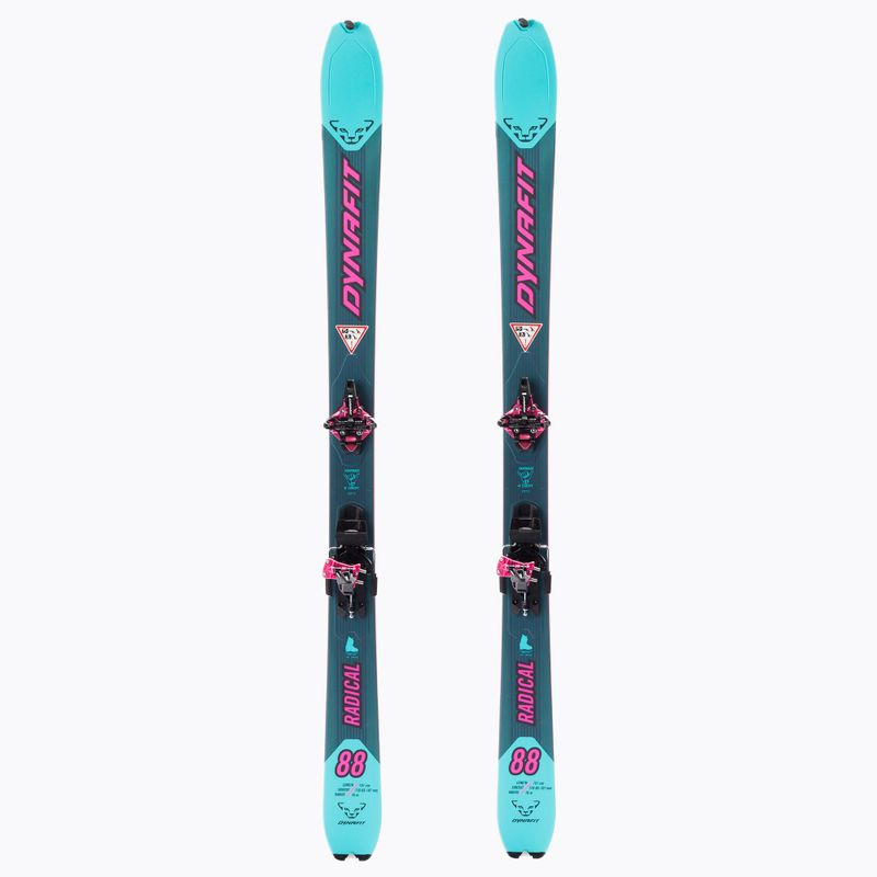Schiuri de schi de tură DYNAFIT Radical 88 W Ski Set, albastru, 08-0000048281