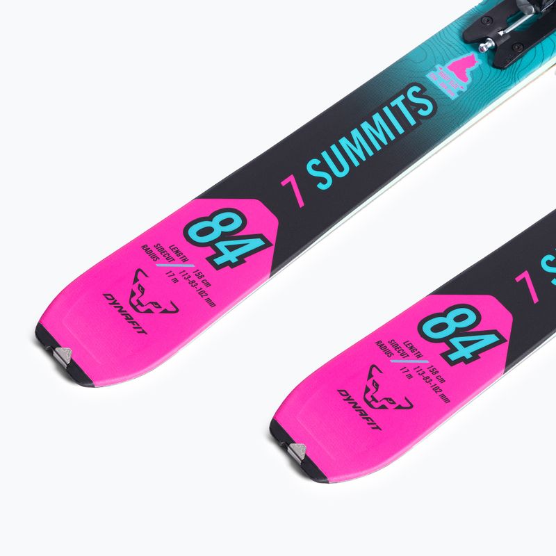 Schiuri DYNAFIT Seven Summits W + Radical Long Travel albastru-roz pentru femei 08-0000048495 9