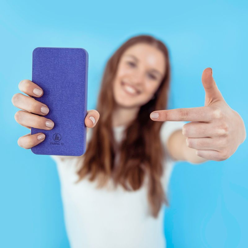 Powerbank Hama Fabric 10 Power Pack 10000 mAh violet 1872600000 2