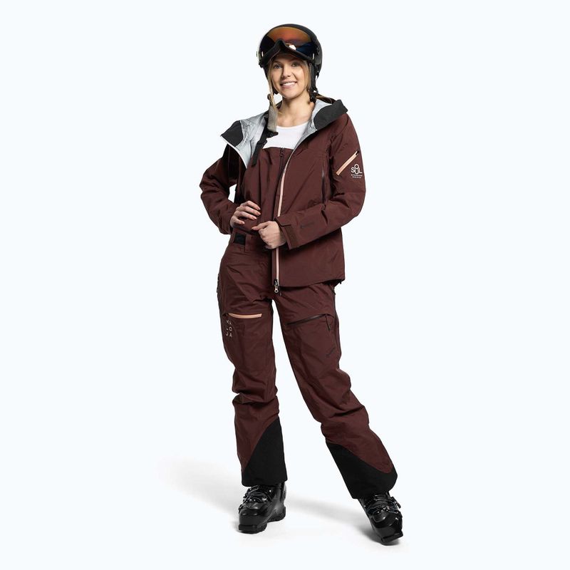 Pantaloni de schi pentru femei Maloja W’S MaleachiM, maro, 32102 2