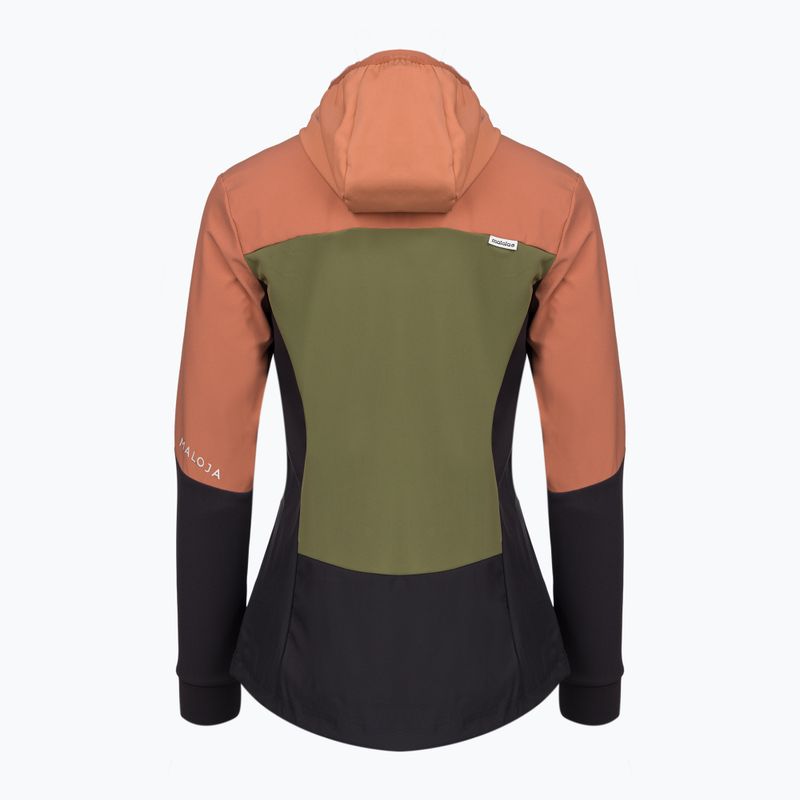 Maloja NeshaM jachetă softshell pentru femei negru-verde 34133-1-0821 2