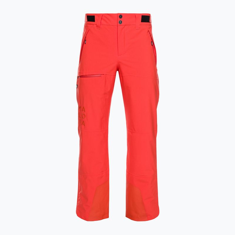 Pantaloni de schi pentru bărbați Maloja DumeniM portocaliu 34205-1-8046