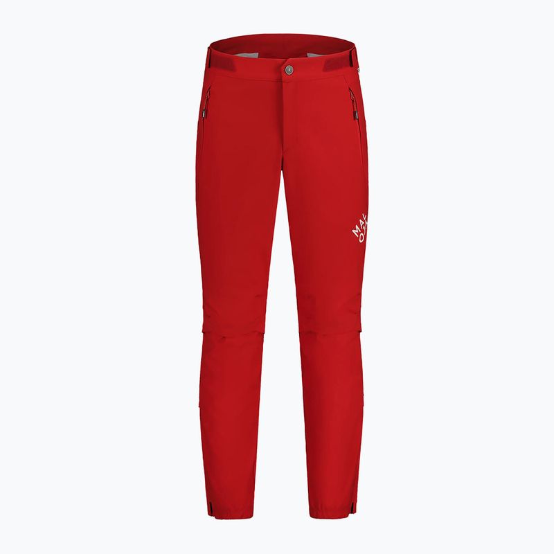 Pantaloni bărbați Maloja UlmusM softshell roșu 34232-1-8669 5