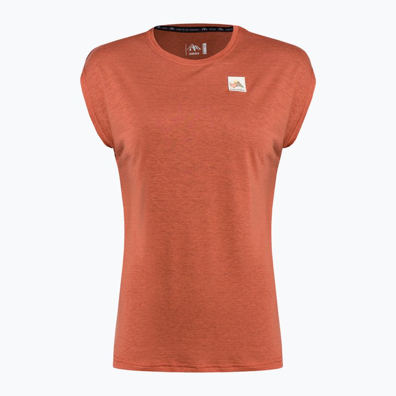 Tricou de trekking pentru femei Maloja SonnsteinM portocaliu 35114