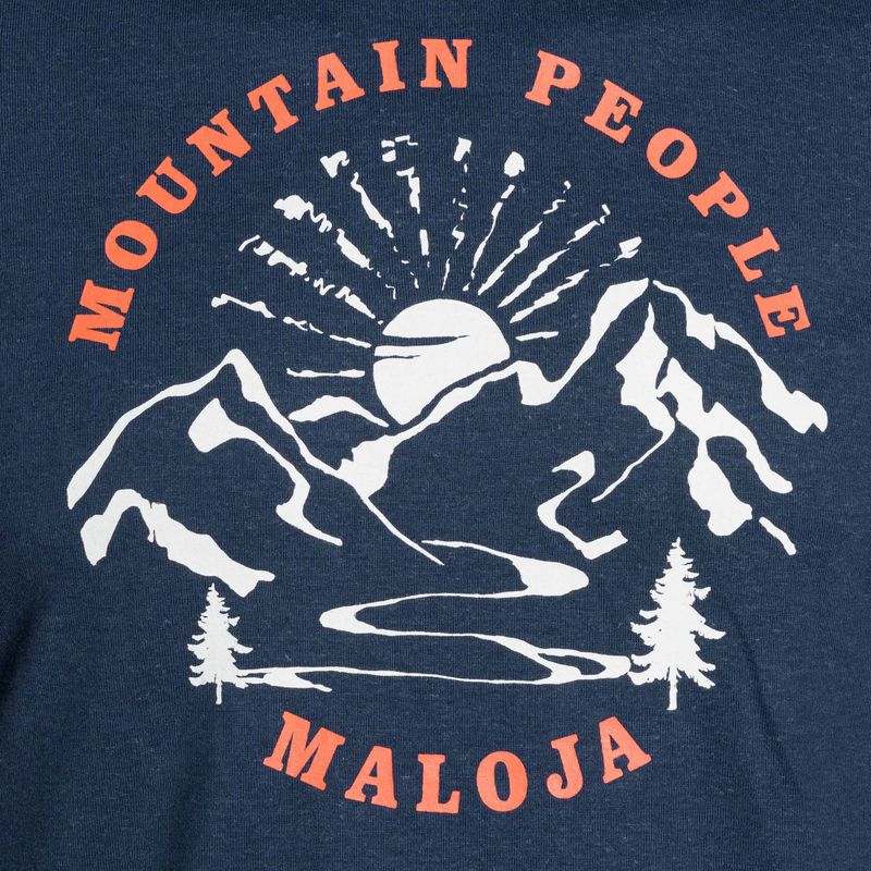 Tricou de cățărat pentru bărbați Maloja UntersbergM bleumarin 35218