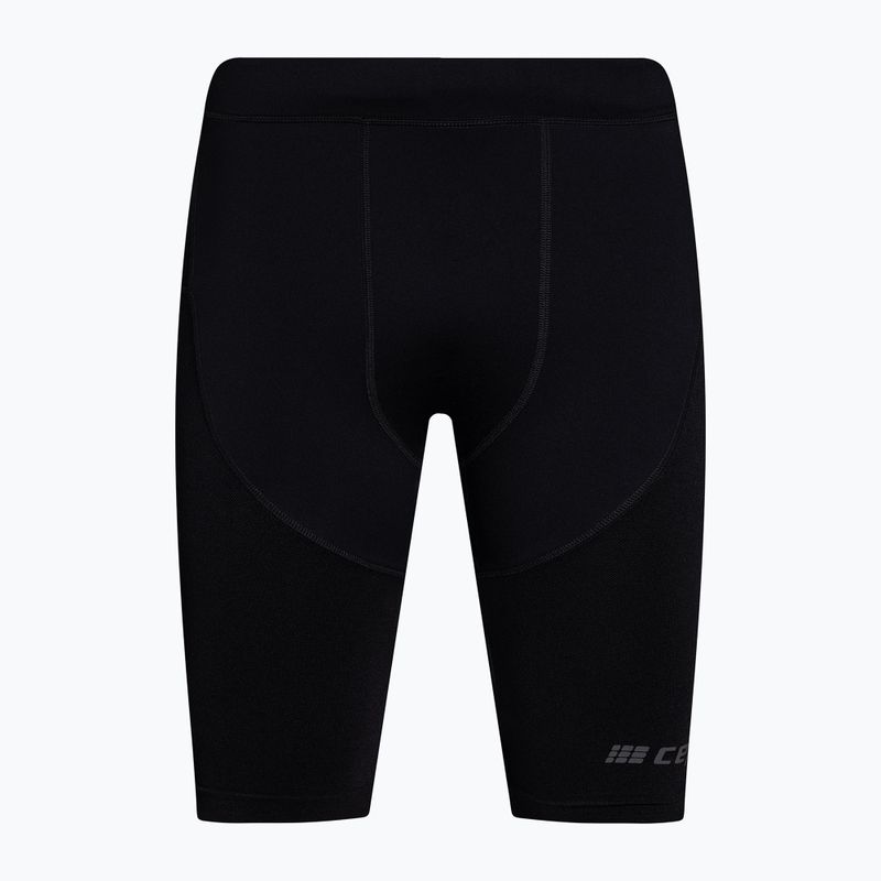 Pantaloni scurți compresivi de alergat pentru bărbați CEP 3.0 negri W0115C5