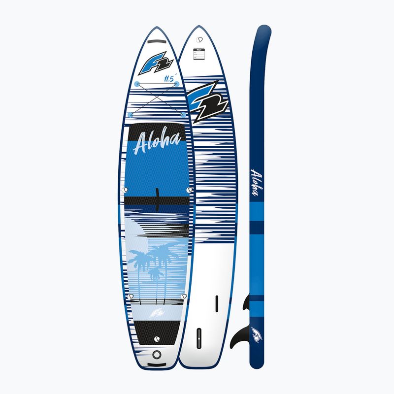 Planșă de SUP F2 Aloha 12'2''' albastru 801695