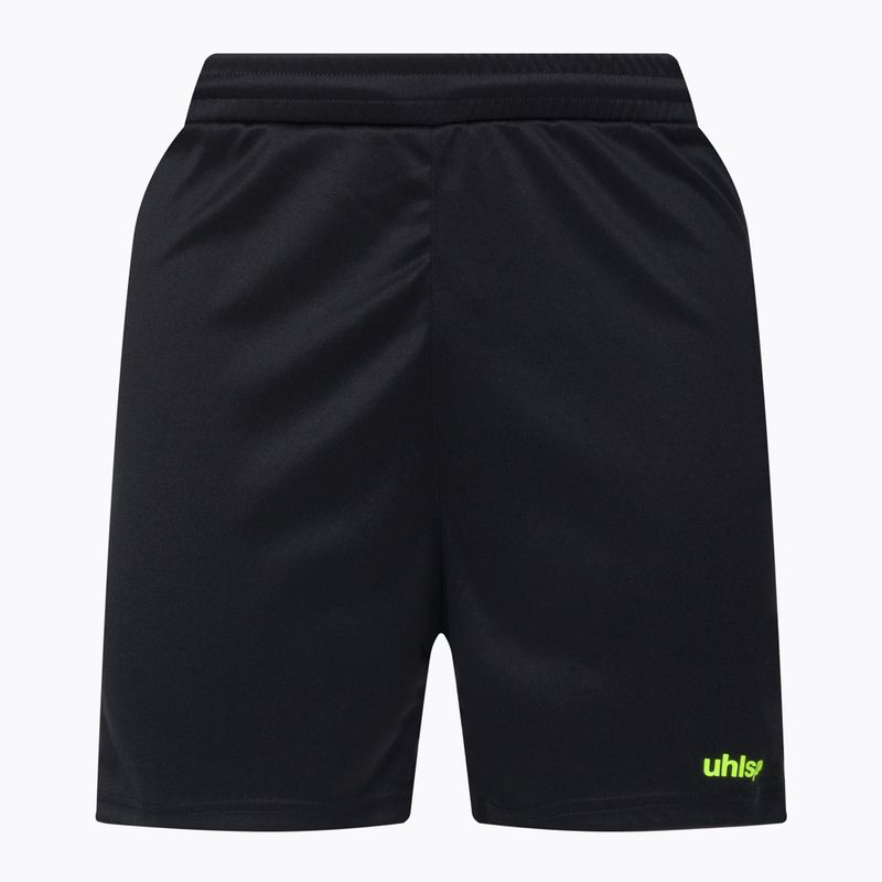 Pantaloni scurți de fotbal pentru copii uhlsport Center Basic negru 100334222