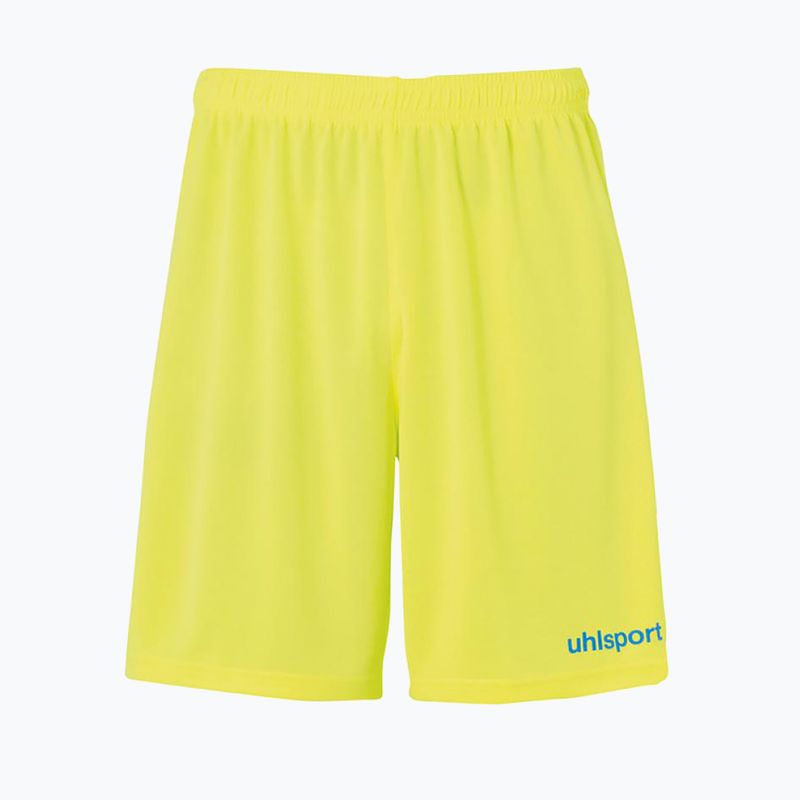 Pantaloni scurți de fotbal uhlsport Center Basic galben deschis 100334223