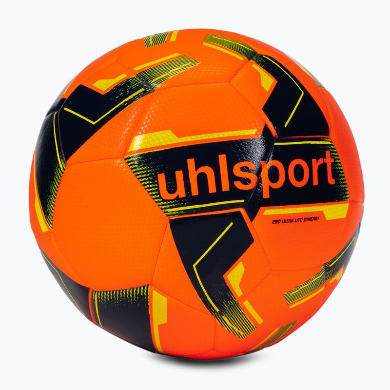Minge de fotbal pentru copii uhlsport 290 Ultra Lite Synergy portocaliu 100172201 2
