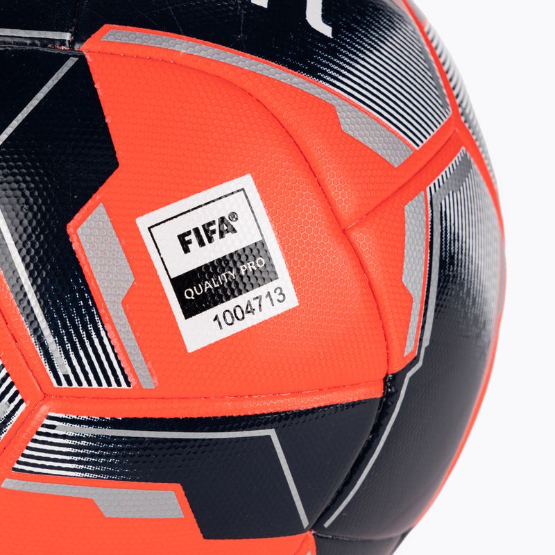 Minge de fotbal uhlsport Match Addglue fluo red/navy/silver rozmiar 5 3
