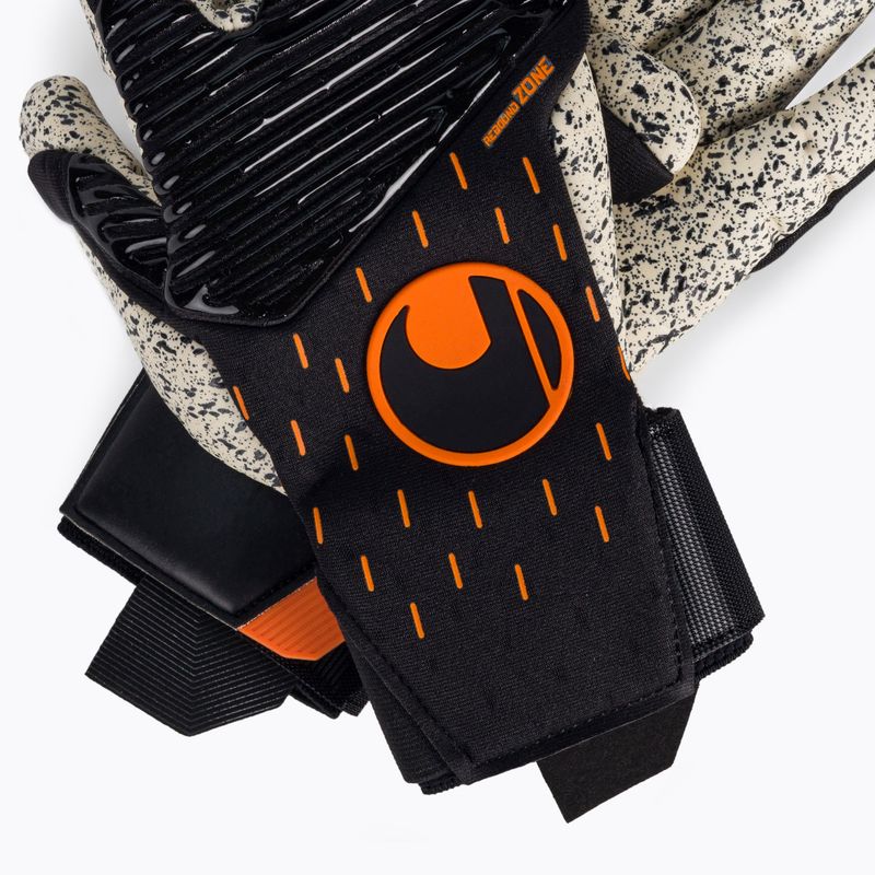 Mănuși de portar Uhlsport Speed Contact Supergrip+ Finger Surround negru-albe 101126001 4
