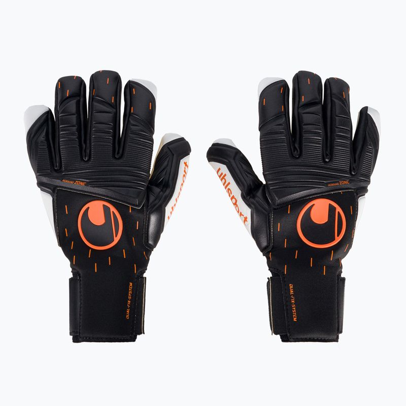 Mănuși de portar uhlsport Speed Contact Absolutgrip Hn negru-albe 101126401