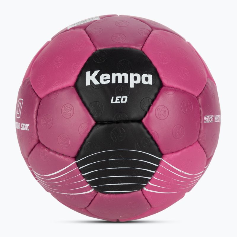 Minge de handbal Kempa Leo burgundia/negru mărime 0
