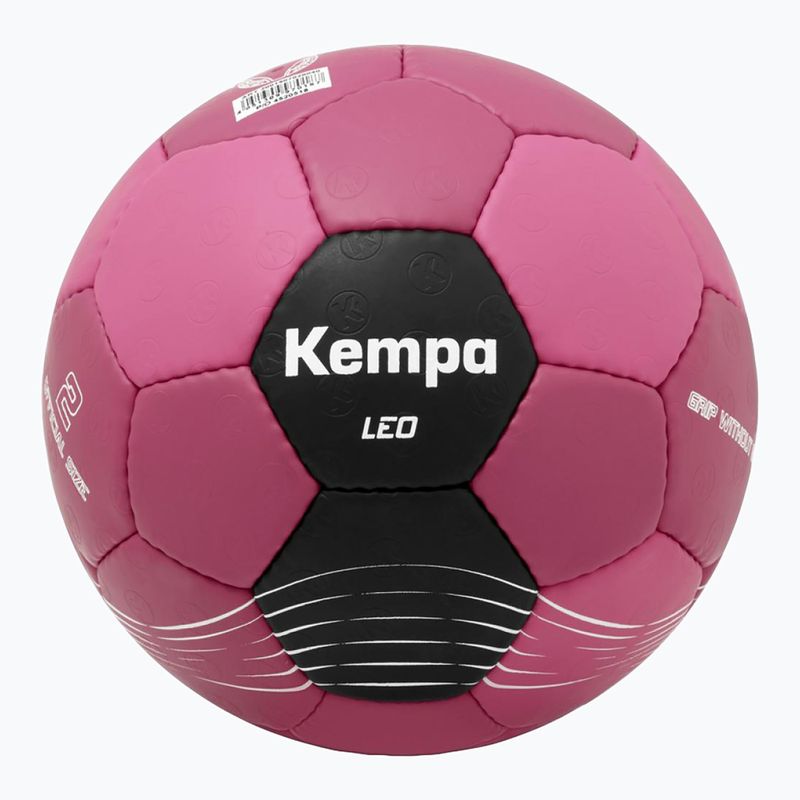 Minge de handbal Kempa Leo burgundia/negru mărime 0
