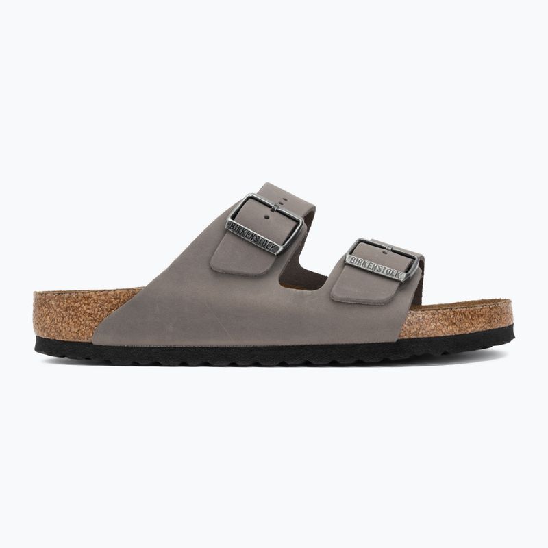 Șlapi BIRKENSTOCK Arizona Soft Footbed Oiled Leather Regular iron 2