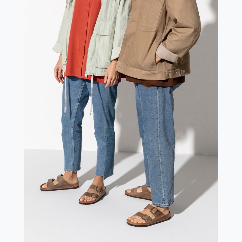 Papuci BIRKENSTOCK Arizona SFB LEOI Narrow tabacco brown 3