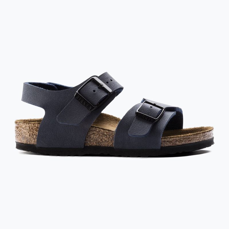 Sandale pentru copii BIRKENSTOCK New York Birkibuc Narrow navy 2