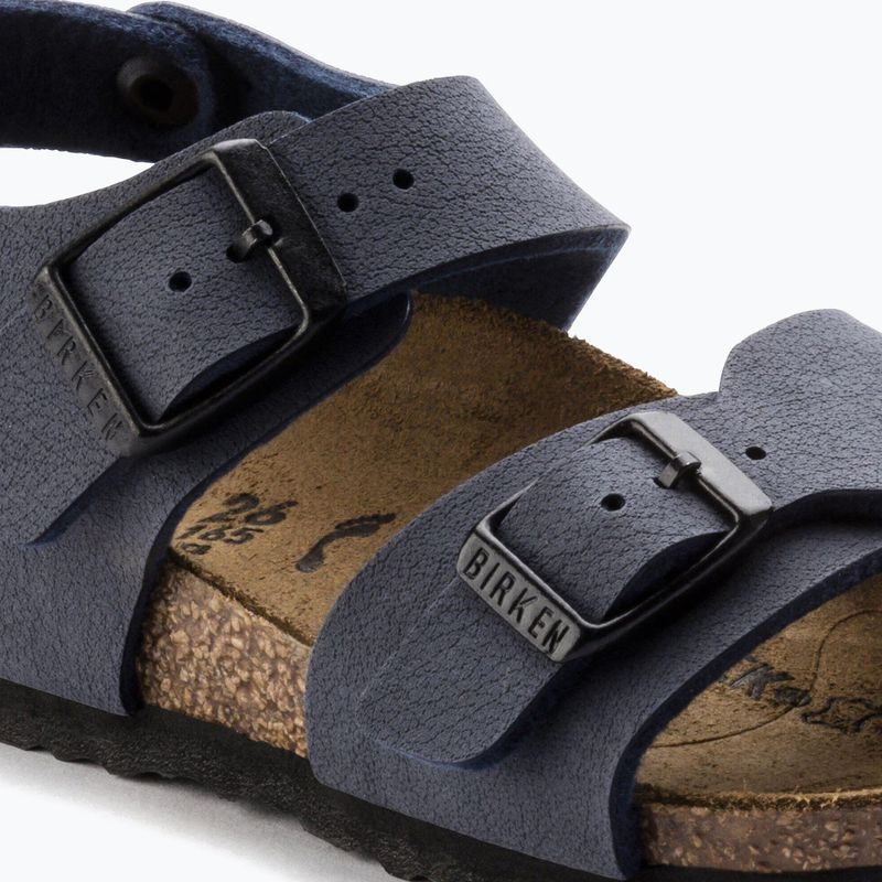Sandale pentru copii BIRKENSTOCK New York Birkibuc Narrow navy 6