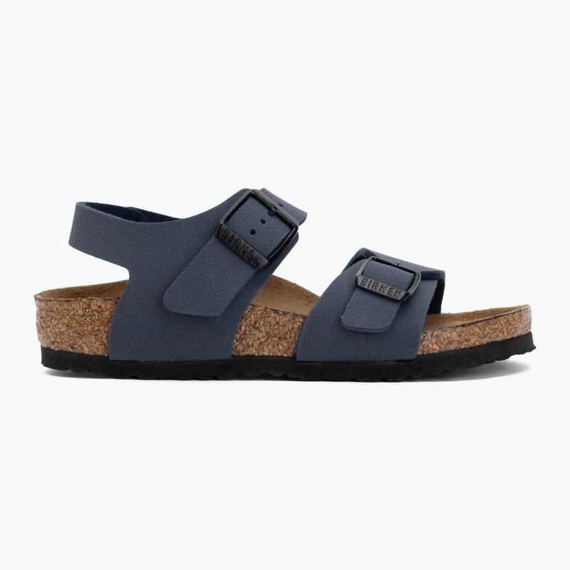 Sandale pentru copii BIRKENSTOCK New York Birkibuc Narrow navy 2