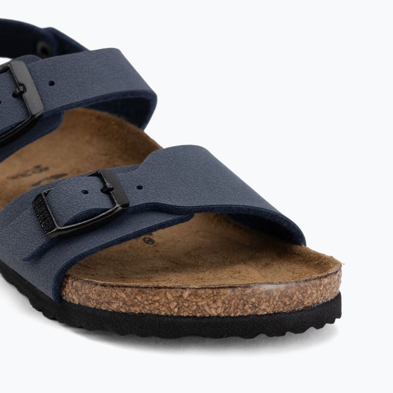 Sandale pentru copii BIRKENSTOCK New York Birkibuc Narrow navy 7
