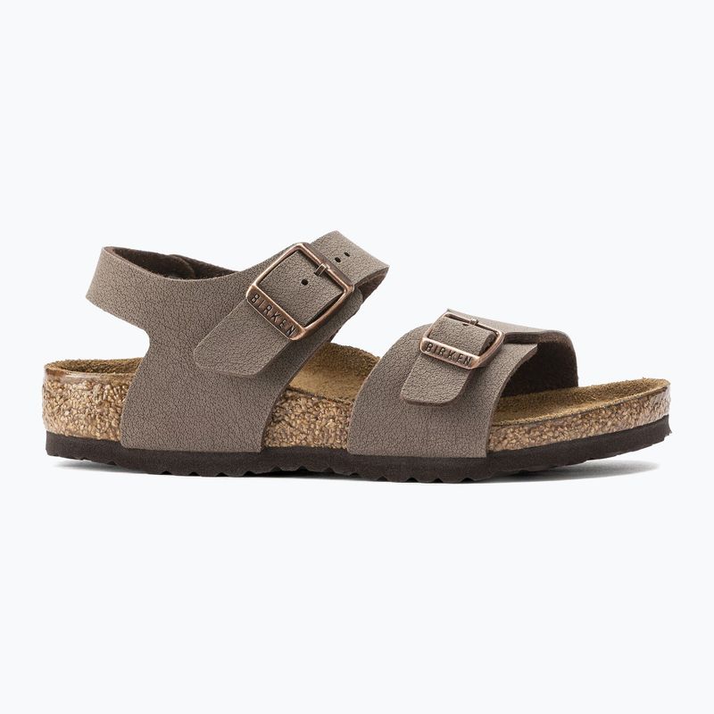 Sandale pentru copii BIRKENSTOCK New York Birkibuc Narrow mocha 2